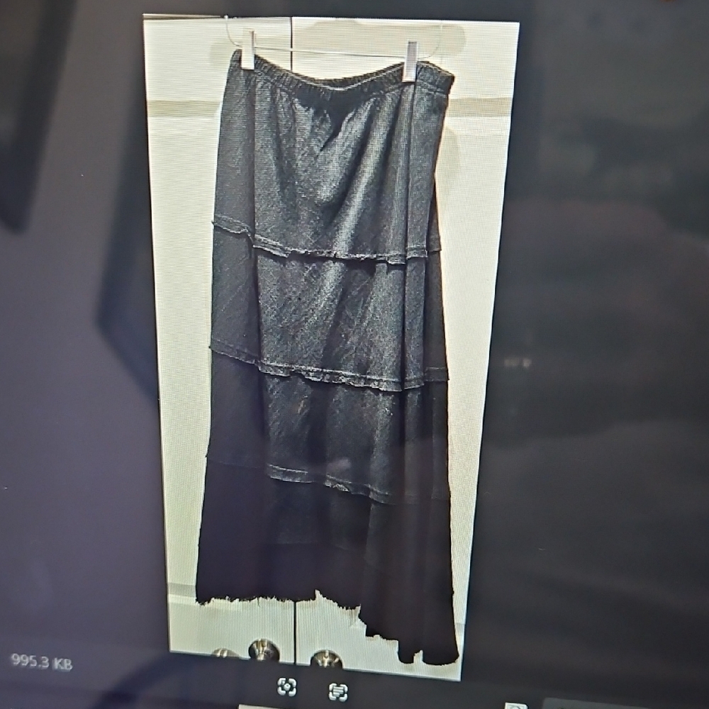 Black Asymmetrical Skirt